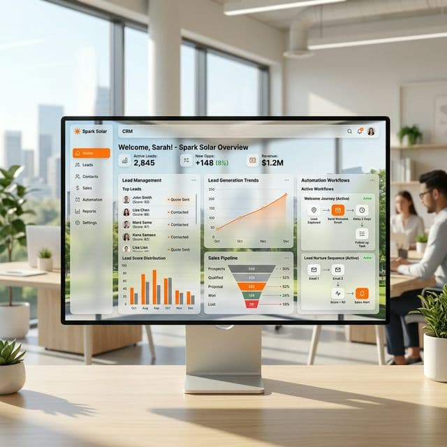 Spark CRM Premium Dashboard